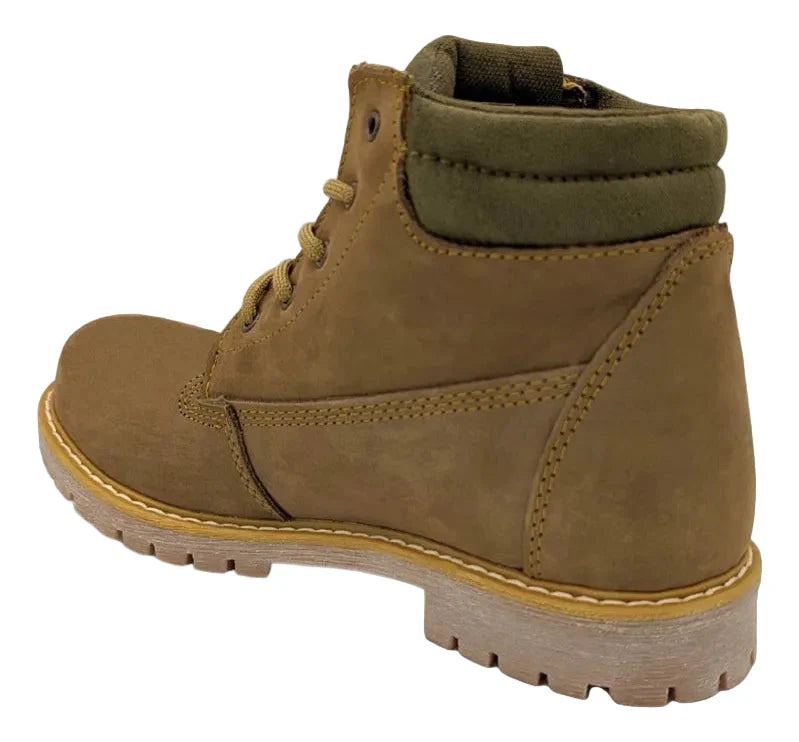 Boots Women  Caribu E-616J Nobuck Pistache