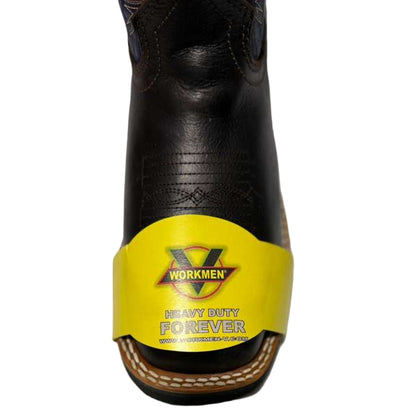 Men's Work Boots E-6456 KA Pull Hidro Cafe Square Steel Toe Kansas (SIN) NGO-OCR