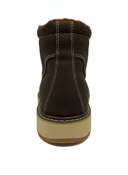 Men's Work Boots Caribu E-371E Floter Cafe Roundo Toe